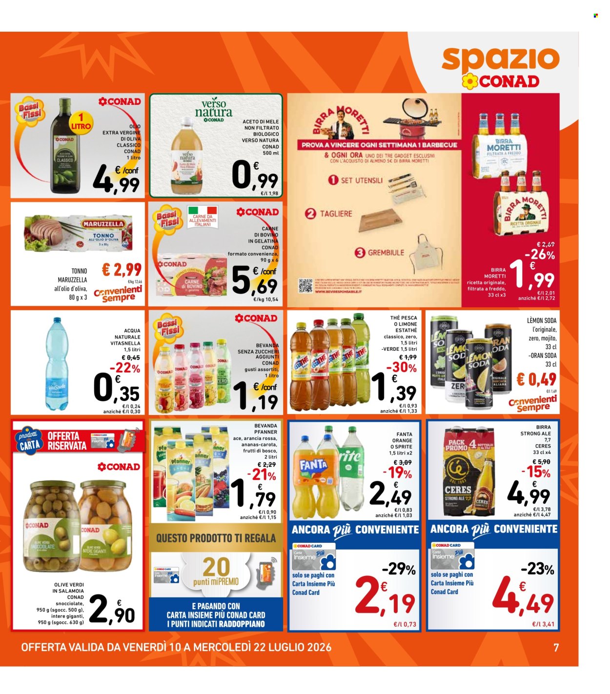 Volantino Spazio Conad - 10/7/2026 - 22/7/2026. Pagina 7