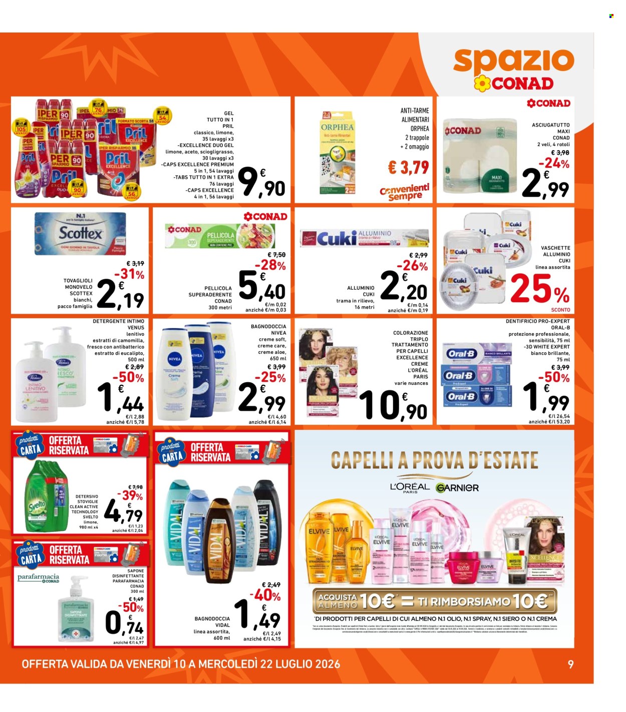Volantino Spazio Conad - 10/7/2026 - 22/7/2026. Pagina 9