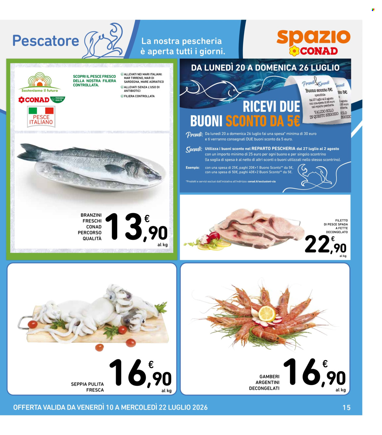 Volantino Spazio Conad - 10/7/2026 - 22/7/2026. Pagina 15