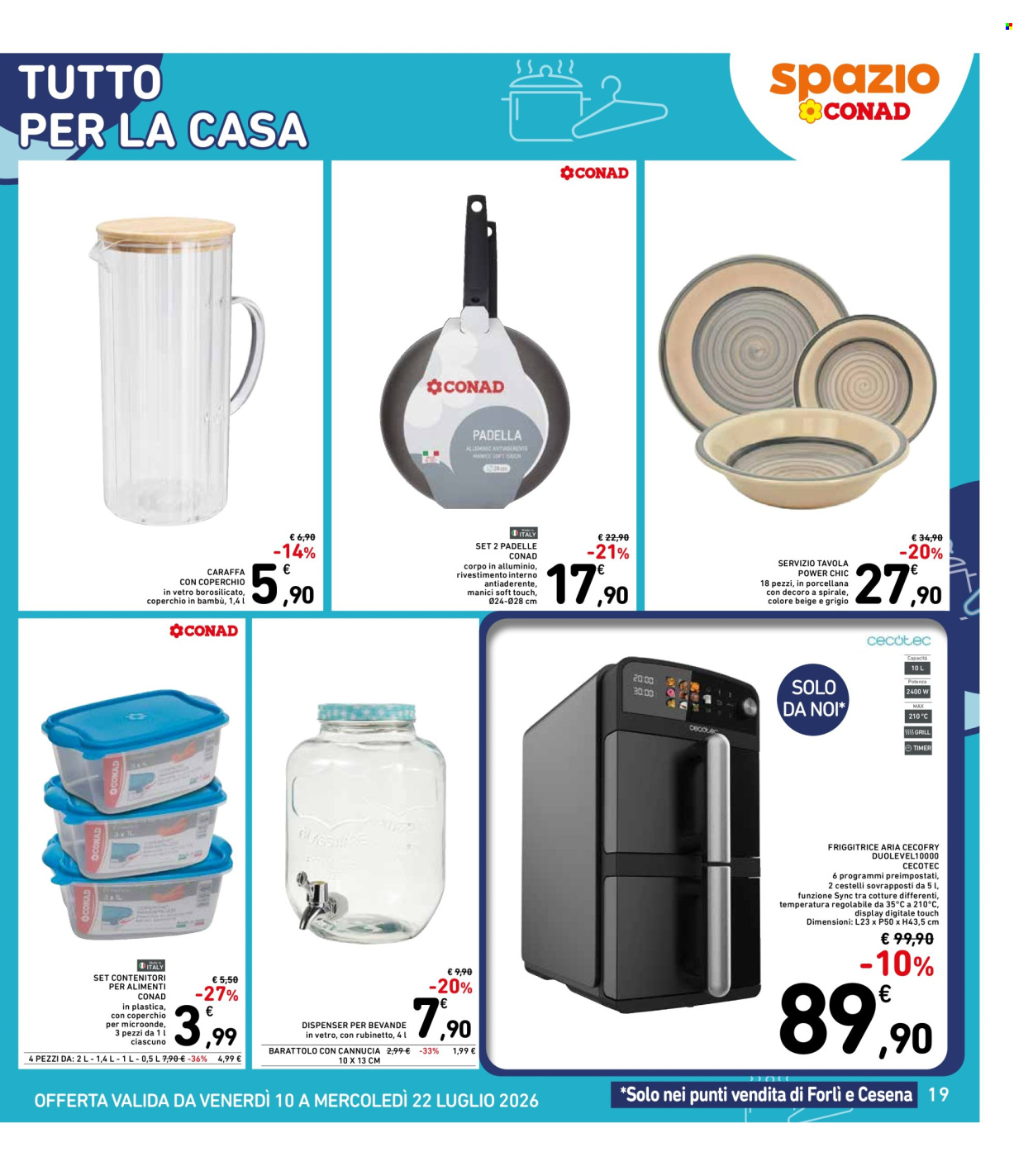 Volantino Spazio Conad - 10/7/2026 - 22/7/2026. Pagina 19