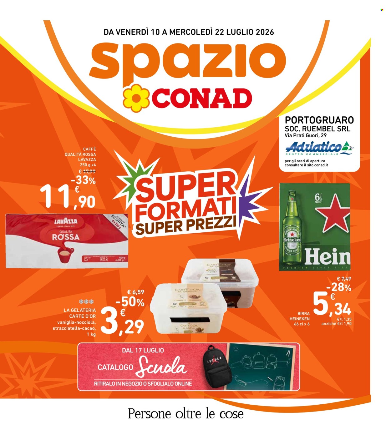 Volantino Spazio Conad - 10/7/2026 - 22/7/2026. Pagina 1