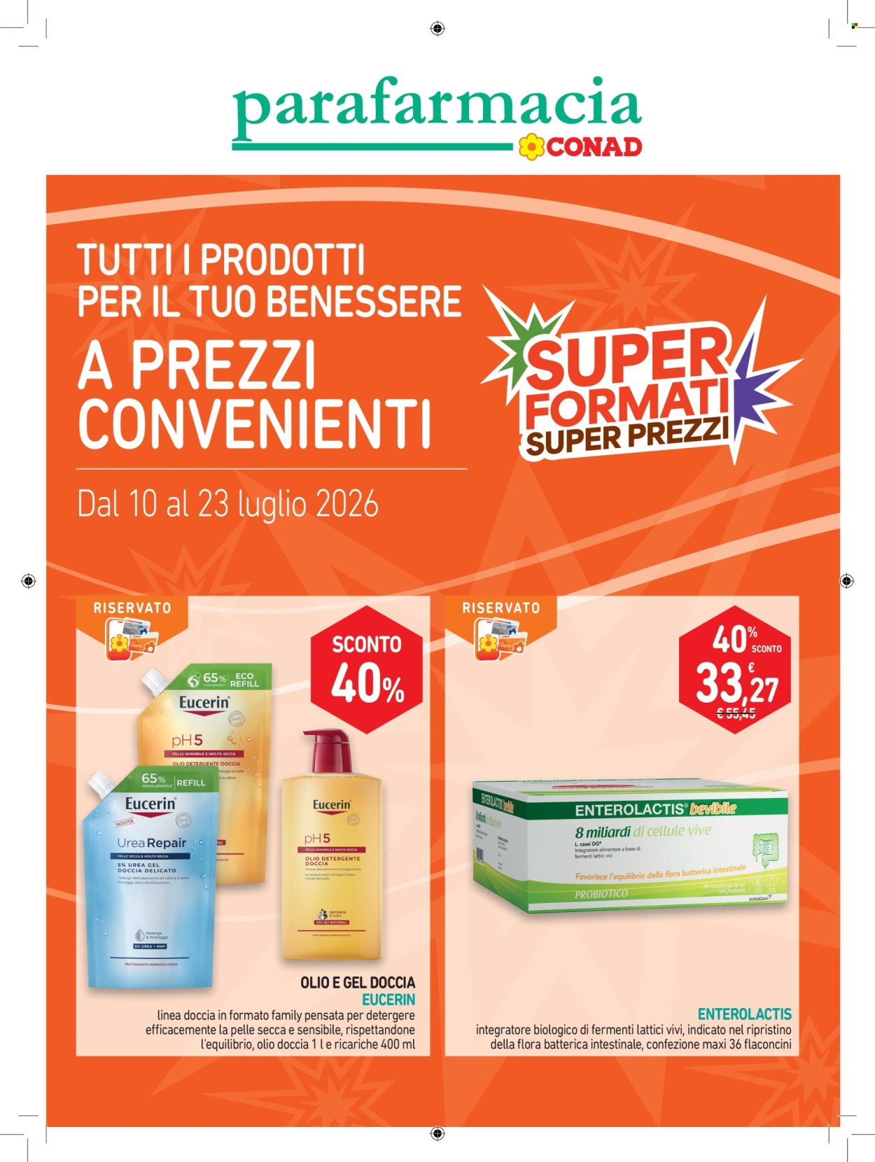 Volantino Conad - 10/7/2026 - 23/7/2026. Pagina 1