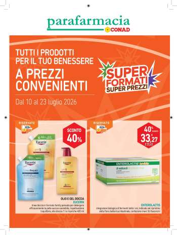 Volantino Conad - 10/7/2026 - 23/7/2026.
