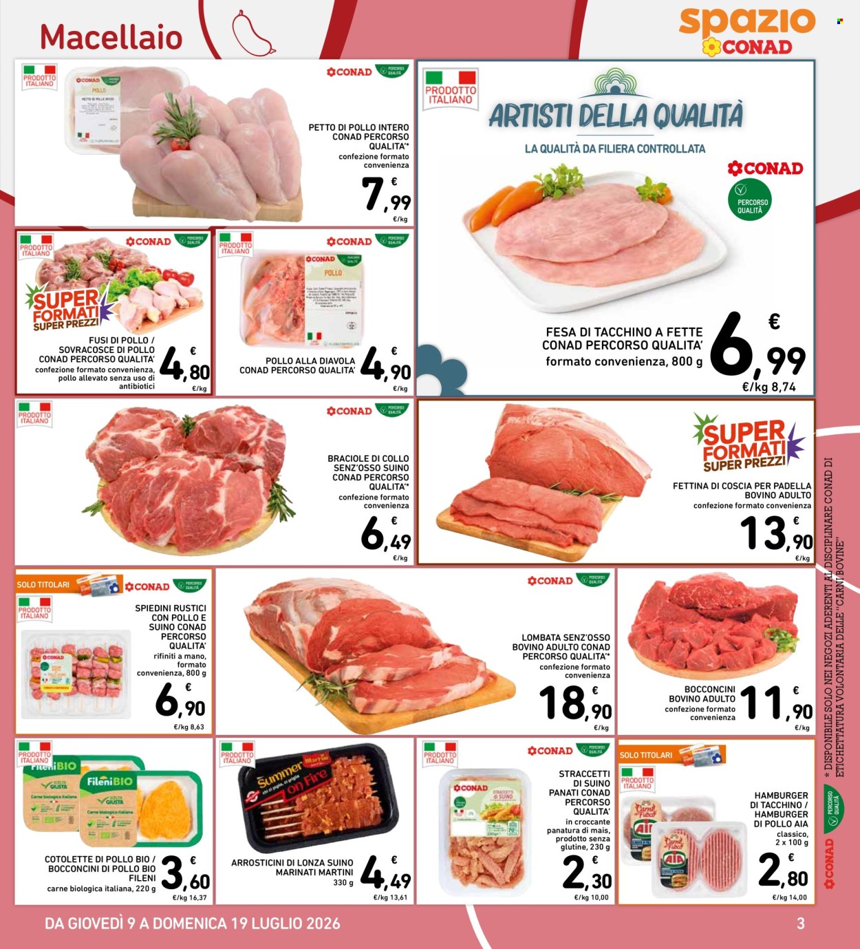 Volantino Spazio Conad - 9/7/2026 - 19/7/2026. Pagina 3