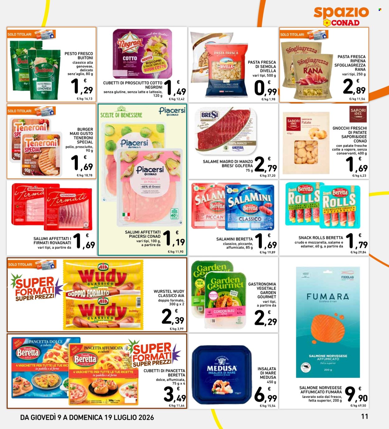 Volantino Spazio Conad - 9/7/2026 - 19/7/2026. Pagina 11