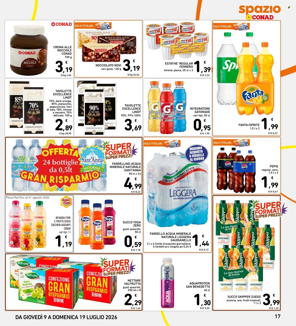 Volantino Spazio Conad - 9/7/2026 - 19/7/2026. Pagina 17