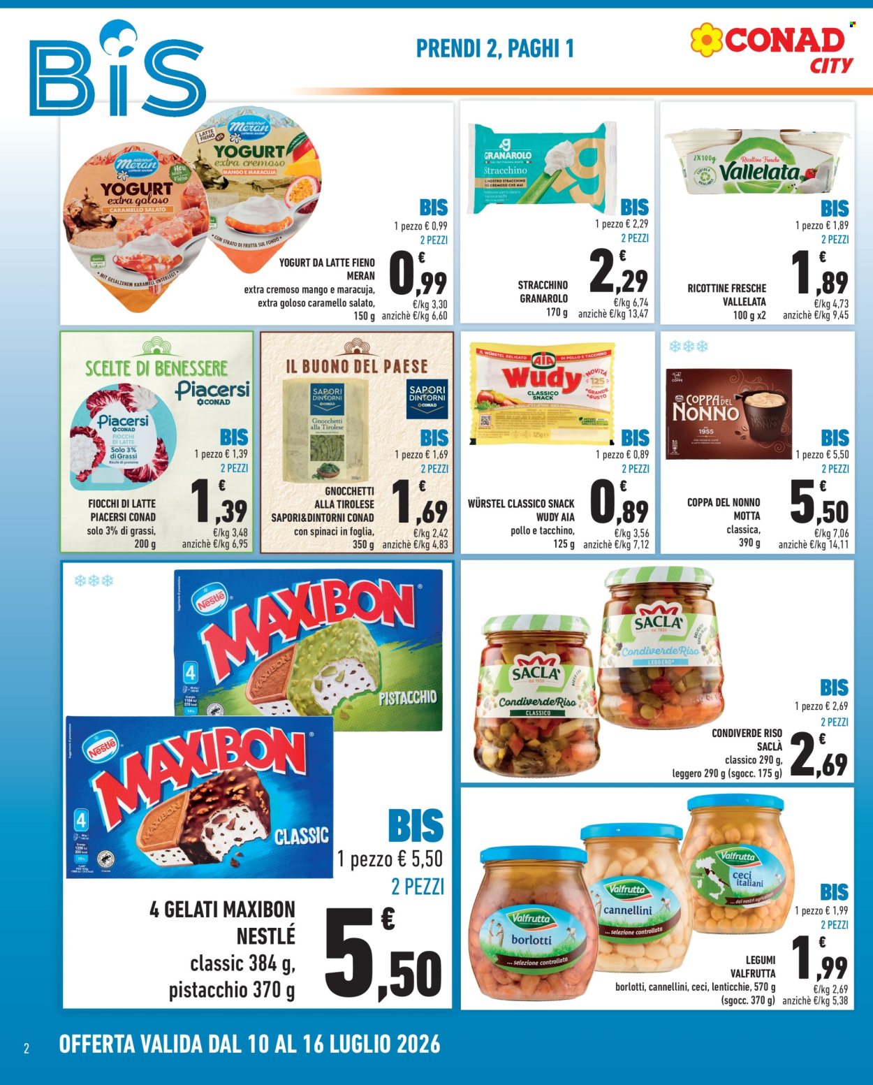 Volantino Conad - 10/7/2026 - 16/7/2026. Pagina 2