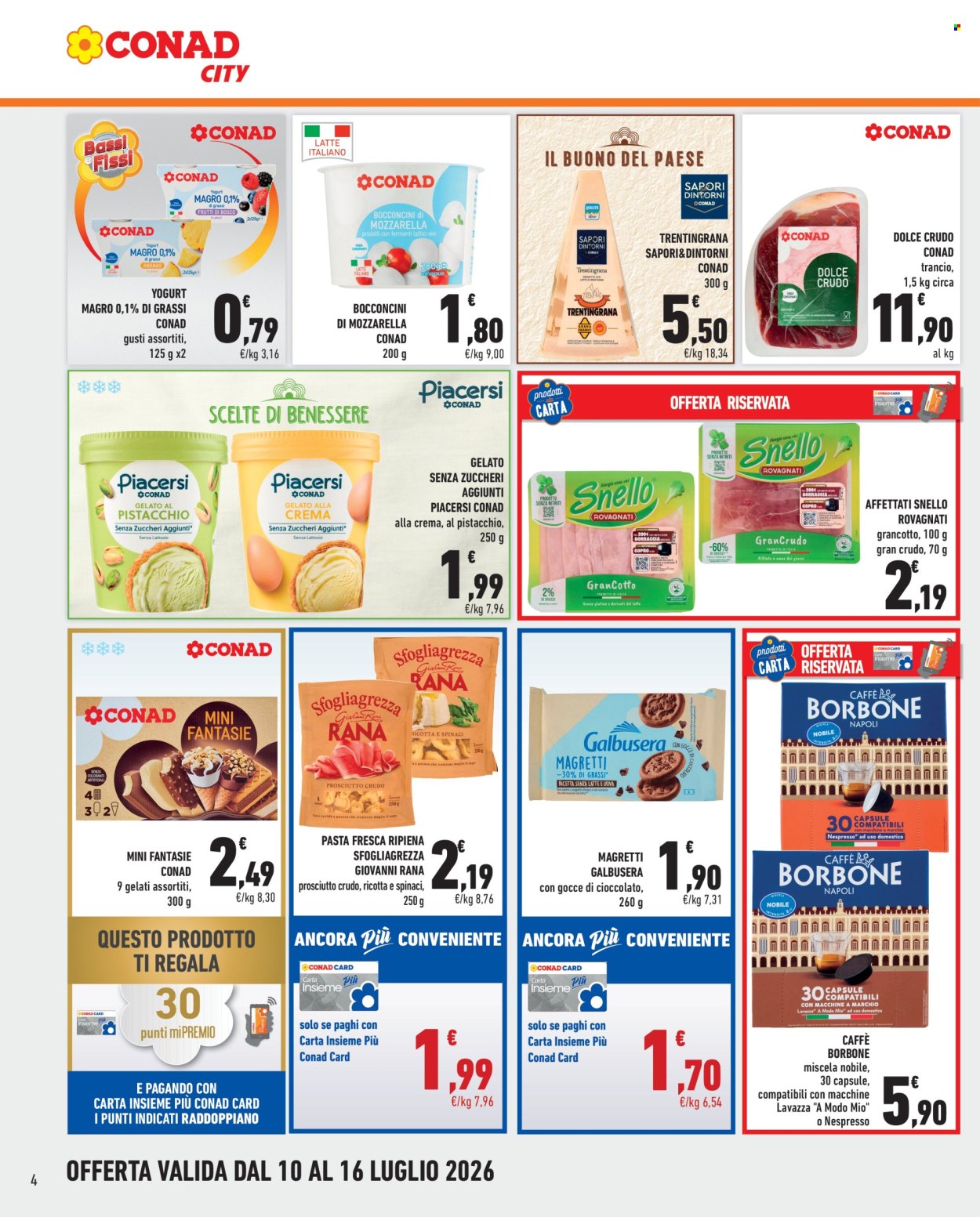 Volantino Conad - 10/7/2026 - 16/7/2026. Pagina 4