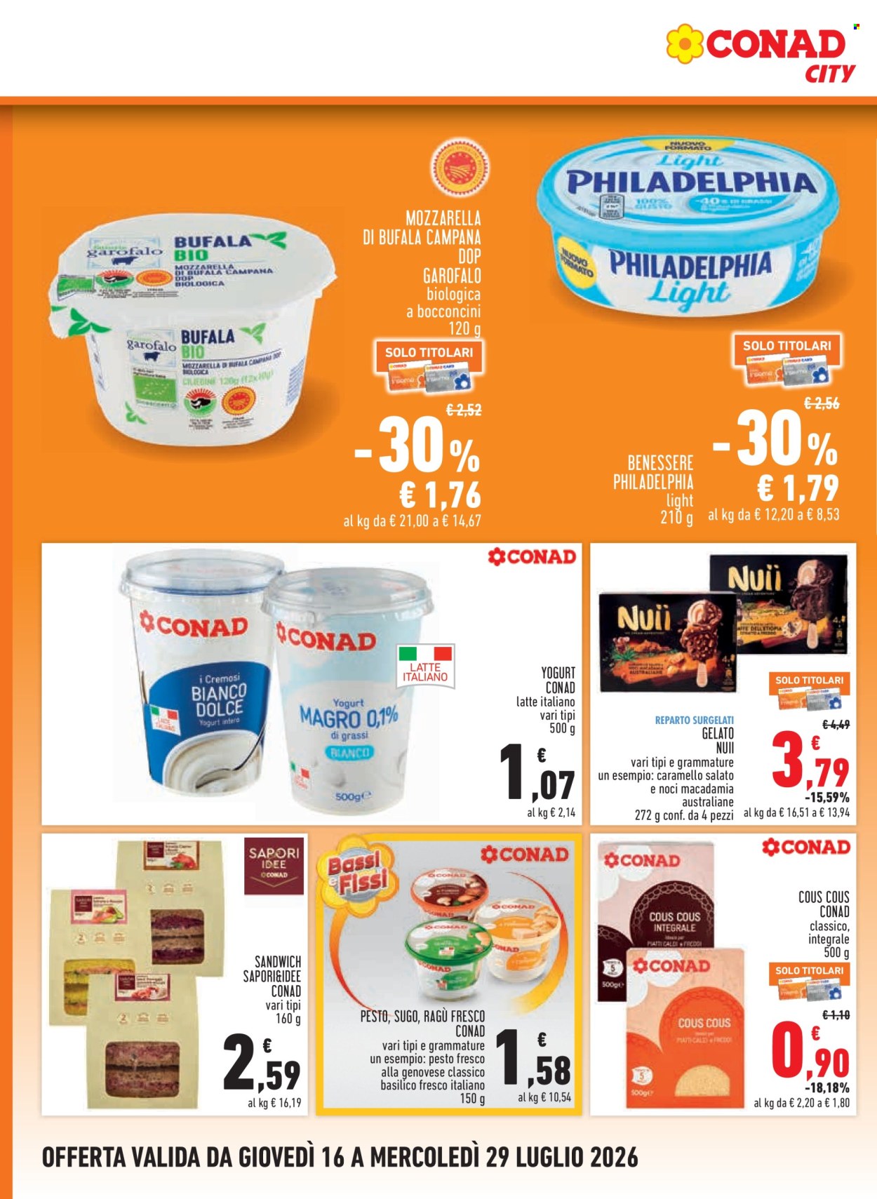 Volantino Conad - 16/7/2026 - 29/7/2026. Pagina 10