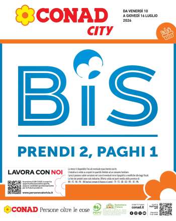 Volantino Conad City - 10/7/2026 - 16/7/2026.