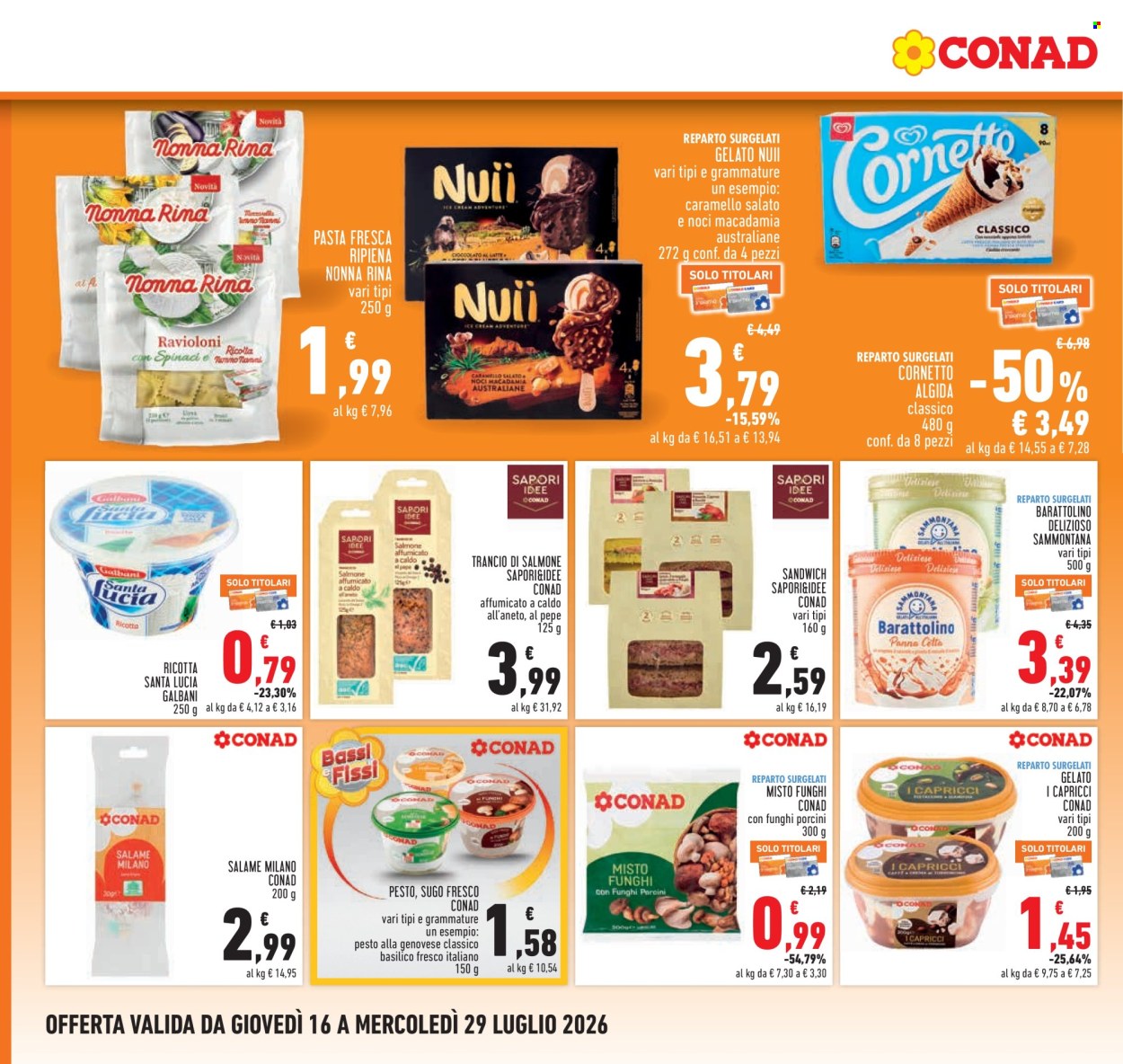 Volantino Conad - 16/7/2026 - 29/7/2026. Pagina 16