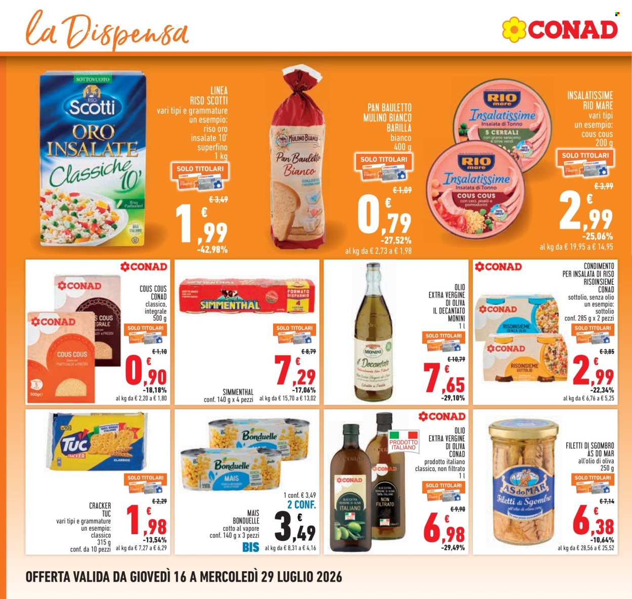 Volantino Conad - 16/7/2026 - 29/7/2026. Pagina 18