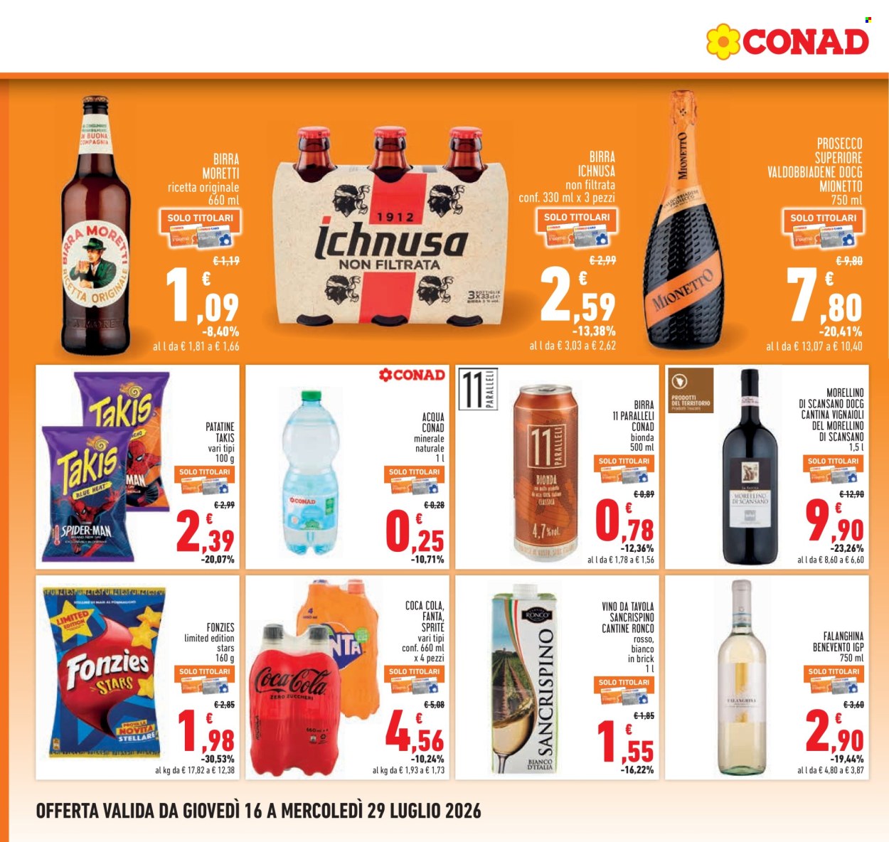 Volantino Conad - 16/7/2026 - 29/7/2026. Pagina 20