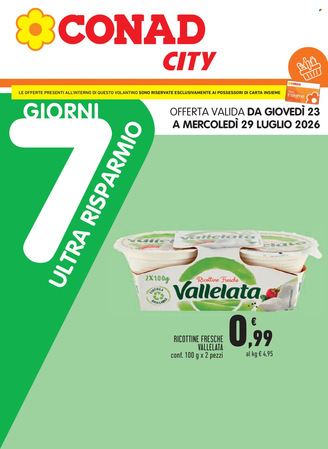 Volantino Conad City - 16/7/2026 - 29/7/2026. Pagina 17