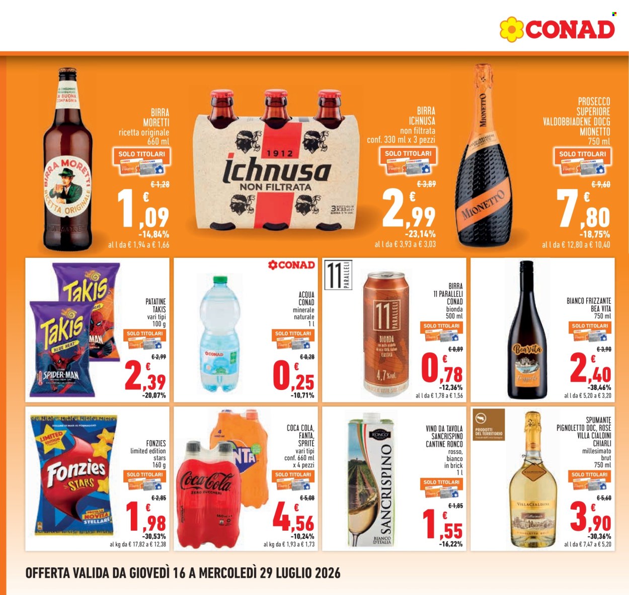 Volantino Conad - 16/7/2026 - 29/7/2026. Pagina 20