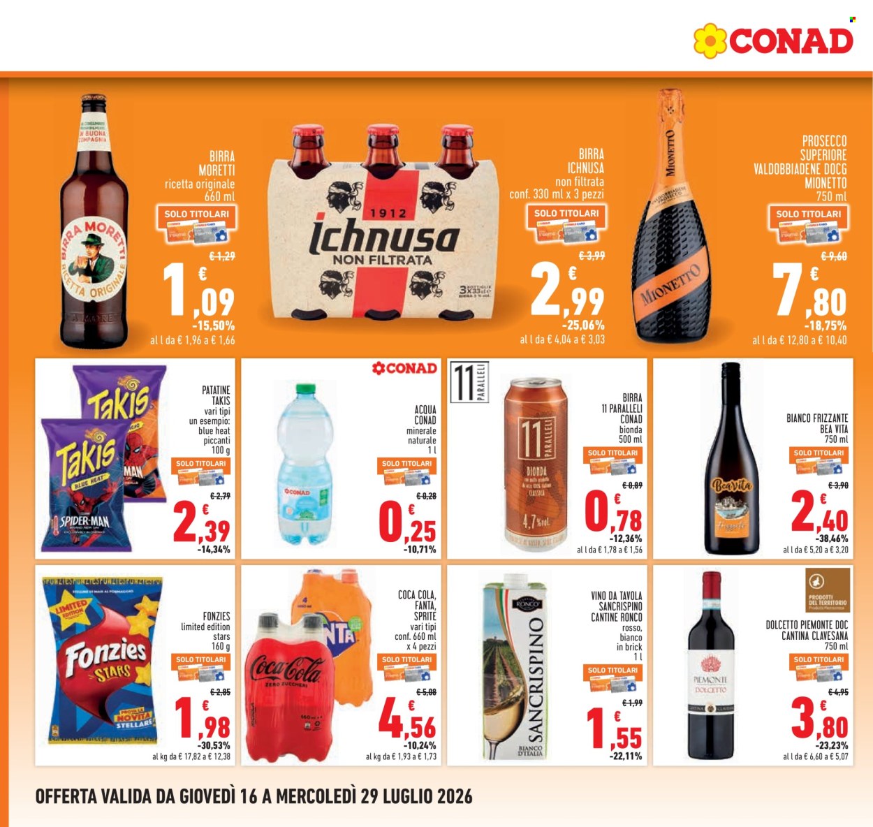 Volantino Conad - 16/7/2026 - 29/7/2026. Pagina 20