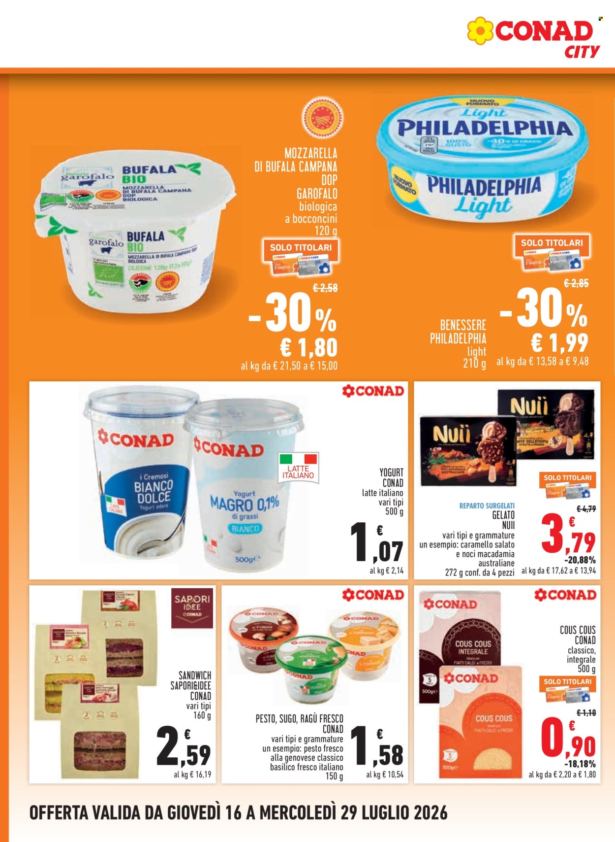 Volantino Conad - 16/7/2026 - 29/7/2026. Pagina 10