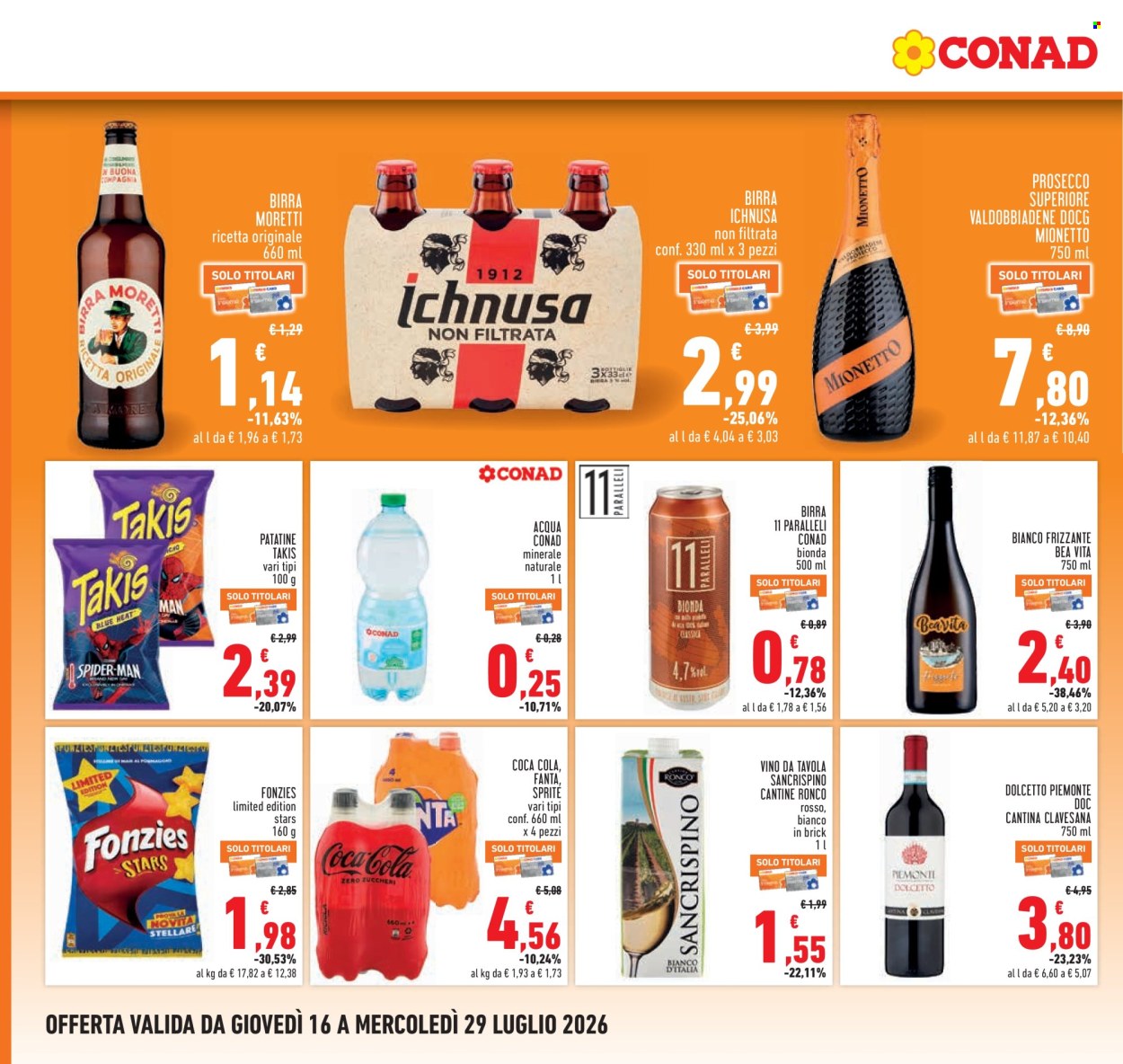 Volantino Conad - 16/7/2026 - 29/7/2026. Pagina 20