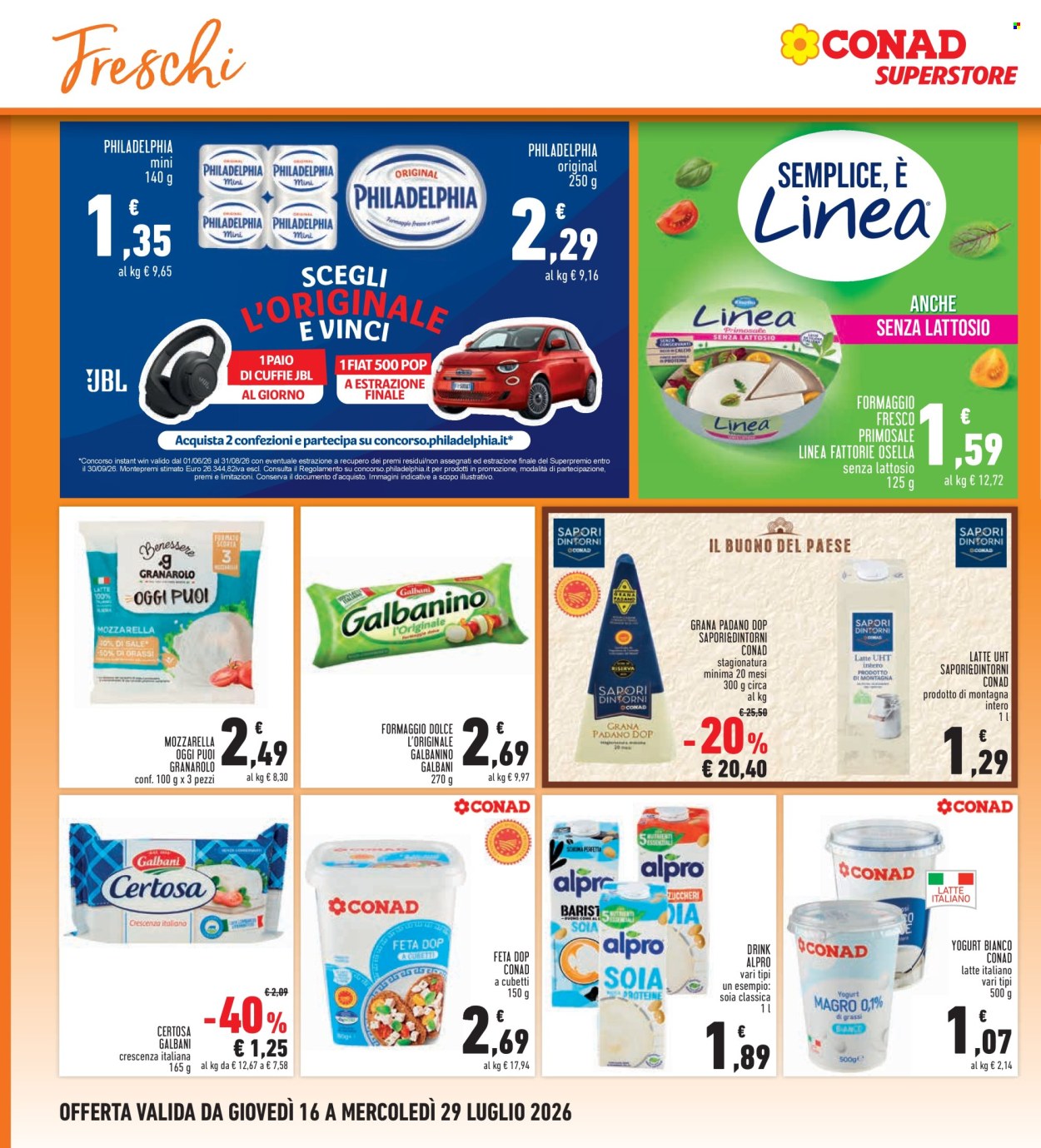 Volantino Conad - 16/7/2026 - 29/7/2026. Pagina 16