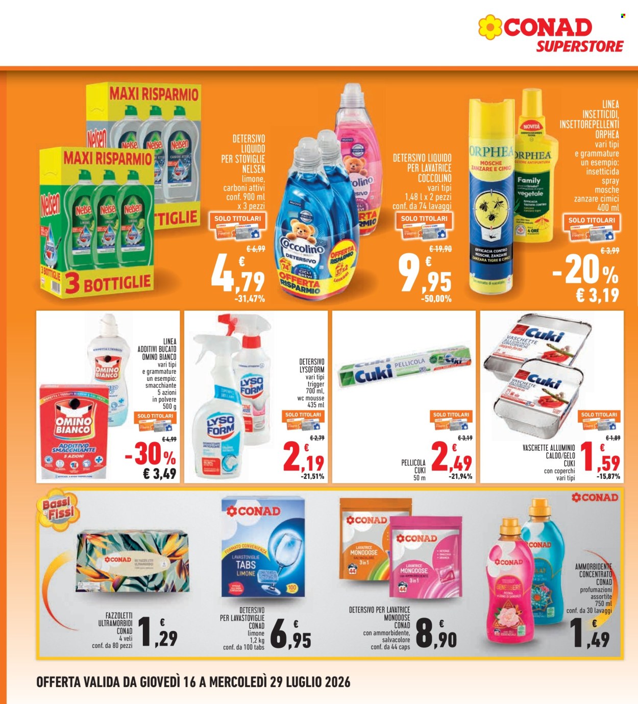 Volantino Conad - 16/7/2026 - 29/7/2026. Pagina 26