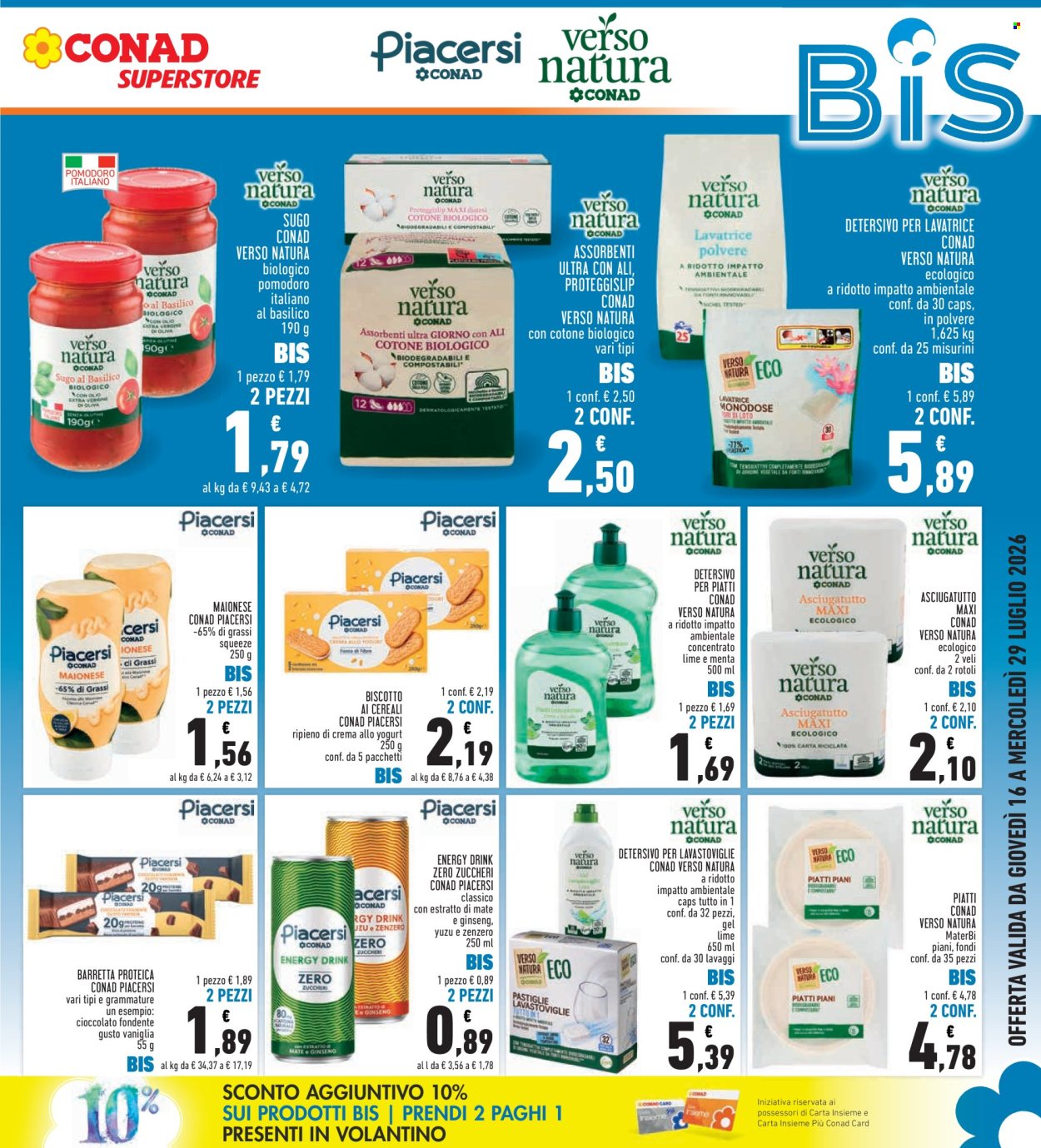 Volantino Conad - 16/7/2026 - 29/7/2026. Pagina 9