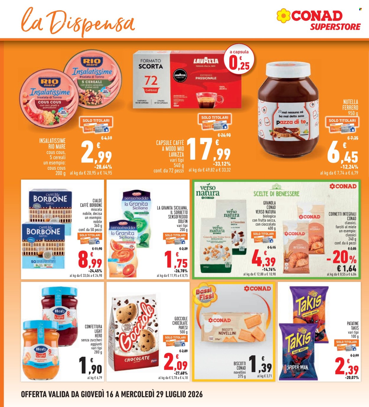 Volantino Conad - 16/7/2026 - 29/7/2026. Pagina 22