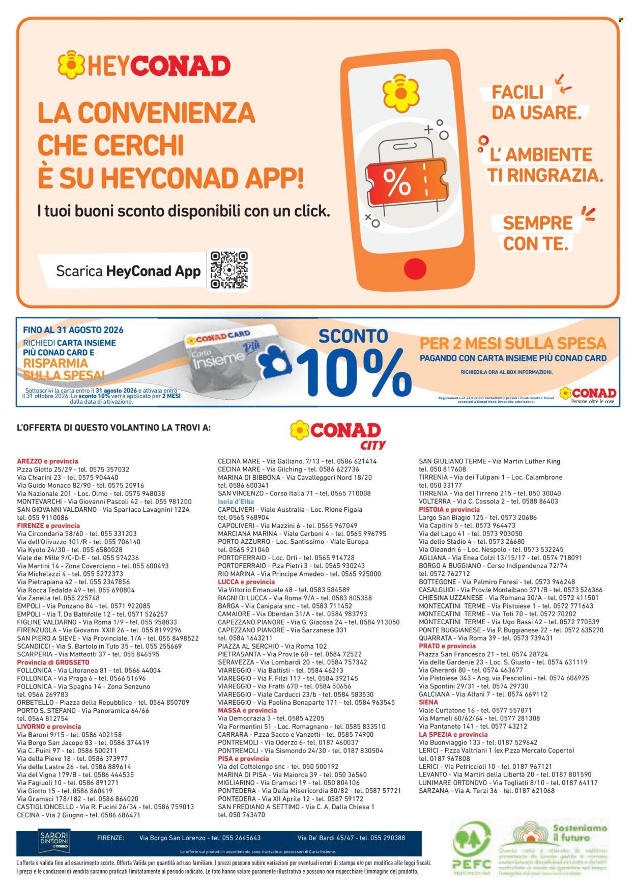 Volantino Conad - 16/7/2026 - 12/8/2026. Pagina 8