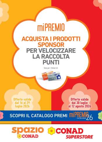 Volantino Conad - 16/7/2026 - 12/8/2026.