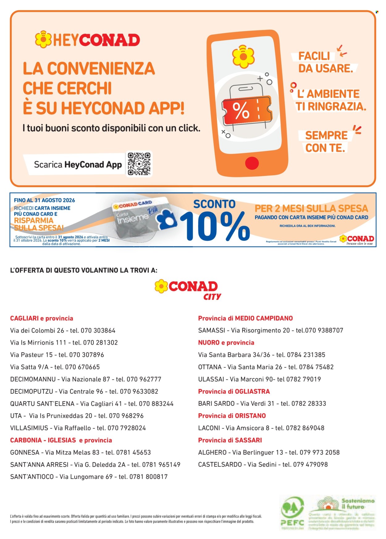 Volantino Conad - 16/7/2026 - 12/8/2026. Pagina 8