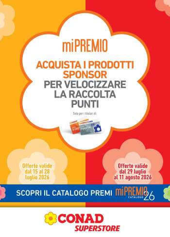 Volantino Conad - 15/7/2026 - 11/8/2026.
