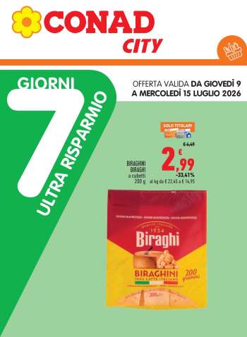 Volantino Conad - 9/7/2026 - 15/7/2026.