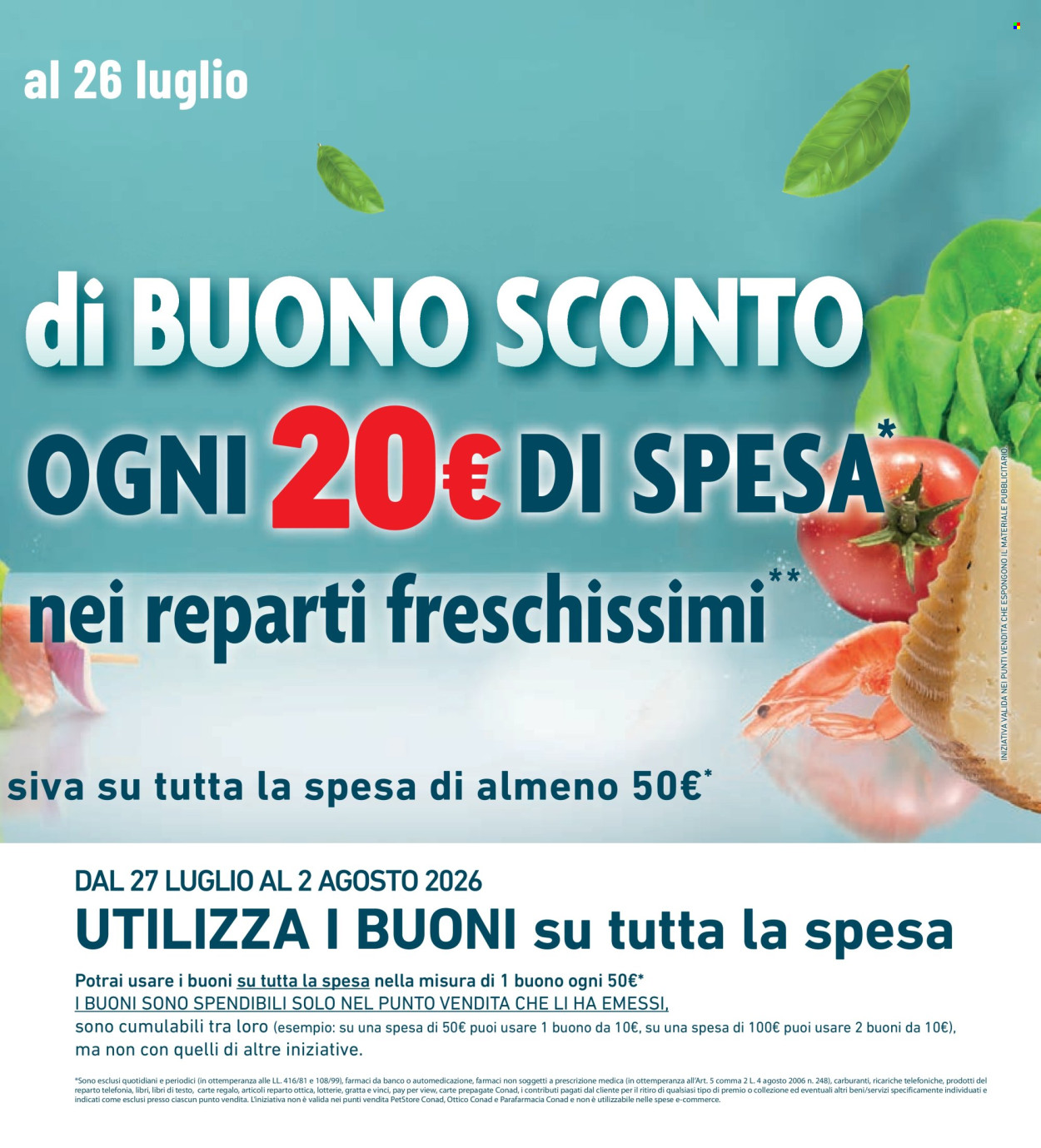 Volantino Conad Superstore - 10/7/2026 - 23/7/2026. Pagina 5