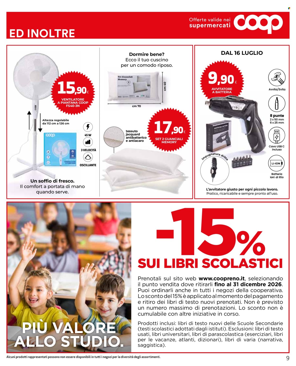 Volantino Coop - 9/7/2026 - 22/7/2026. Pagina 9
