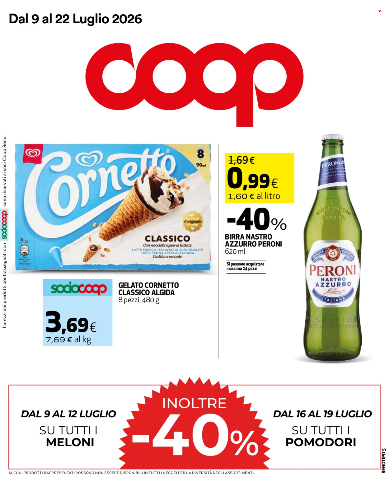 Volantino Coop - 9/7/2026 - 22/7/2026. Pagina 1
