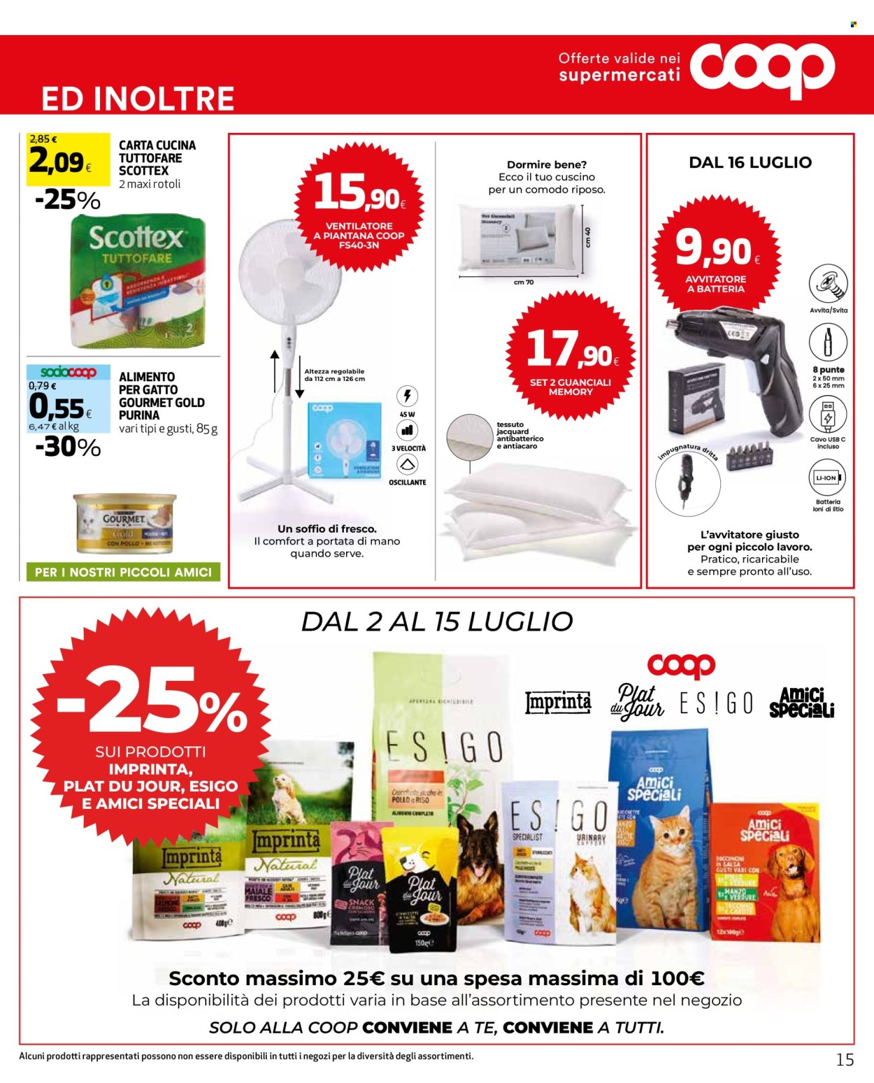 Volantino Coop - 9/7/2026 - 22/7/2026. Pagina 15