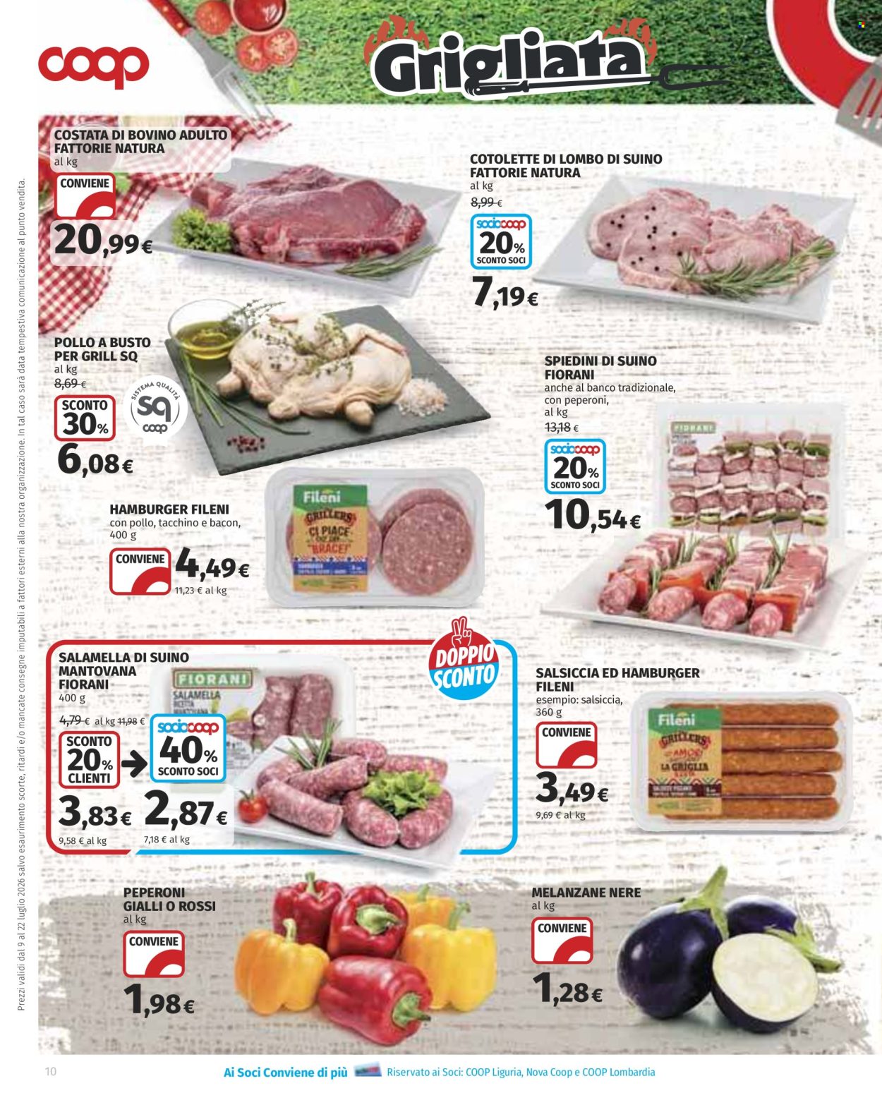 Volantino Coop - 9/7/2026 - 22/7/2026. Pagina 10