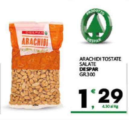 ARACHIDI TOSTATE SALATE