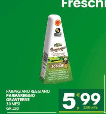 PARMIGIANO REGGIANO PARMAREGGIO GRANTERRE