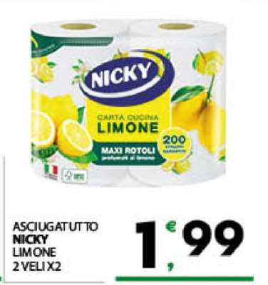 ASCIUGATUTTO NICKY LIMONE
