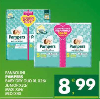PANNOLINI PAMPERS