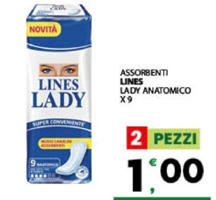 LINES LADY ANATOMICO X 9
