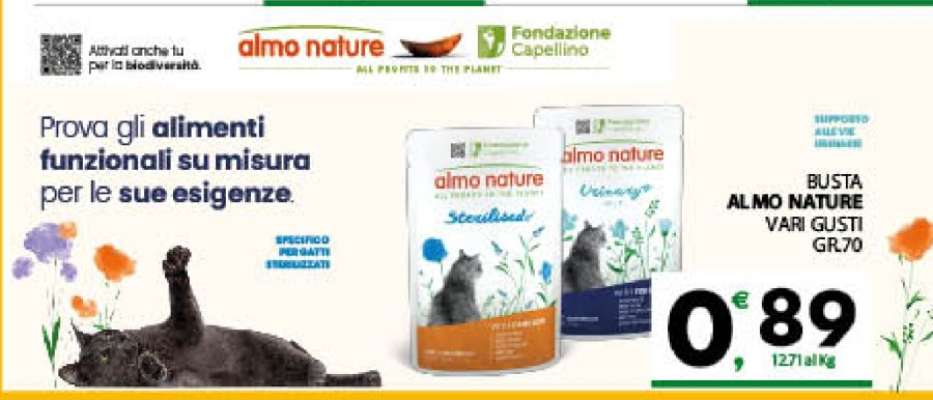 BUSTA ALMO NATURE VARI GUSTI GR.70