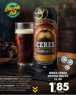 BIRRA CERES DOPPIO MALTO CL.50