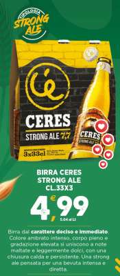 BIRRA CERES STRONG ALE CL.33X3