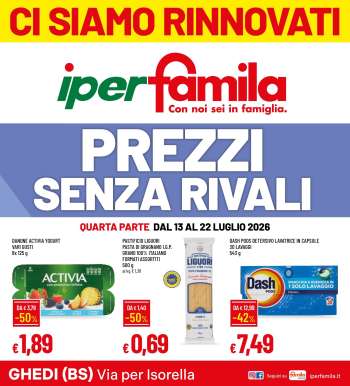 Volantino Famila - 13/7/2026 - 22/7/2026.