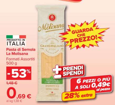 PASTA DI SEMOLA LA MOLISANA