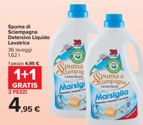 Spuma di Sciampagna Detersivo Liquido Lavatrice