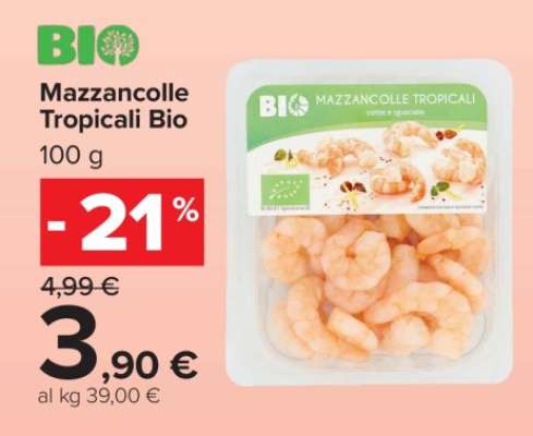 Mazzancolle Tropicali Bio