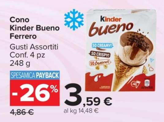 Cono Kinder Bueno Ferrero