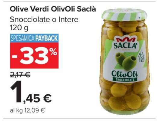 OLIVE VERDI OLIVOLÌ SACLÀ